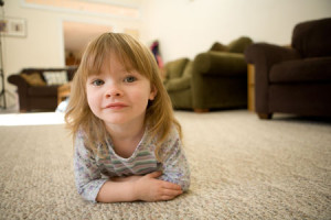 Girl on Carpet 